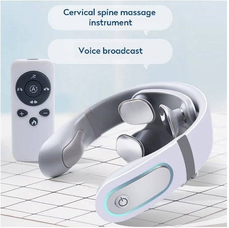 Wireless Electronic Neck Massager 4D Shiatsu Cervical Massager