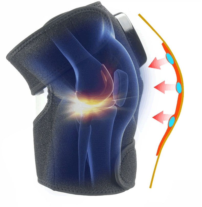 Electric Infrared Heating Knee Massager Wrap Elbow Joint Support Vibration Therapy Physiotherapy