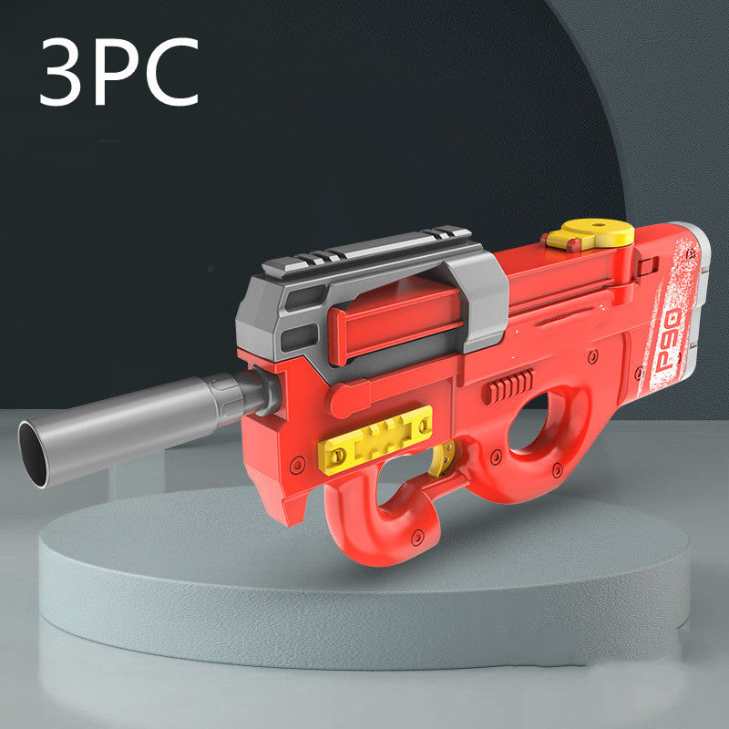 New P90 Electric Water Gun High-Tech Kids Toys Outdoor Beach Pool Large Capacity