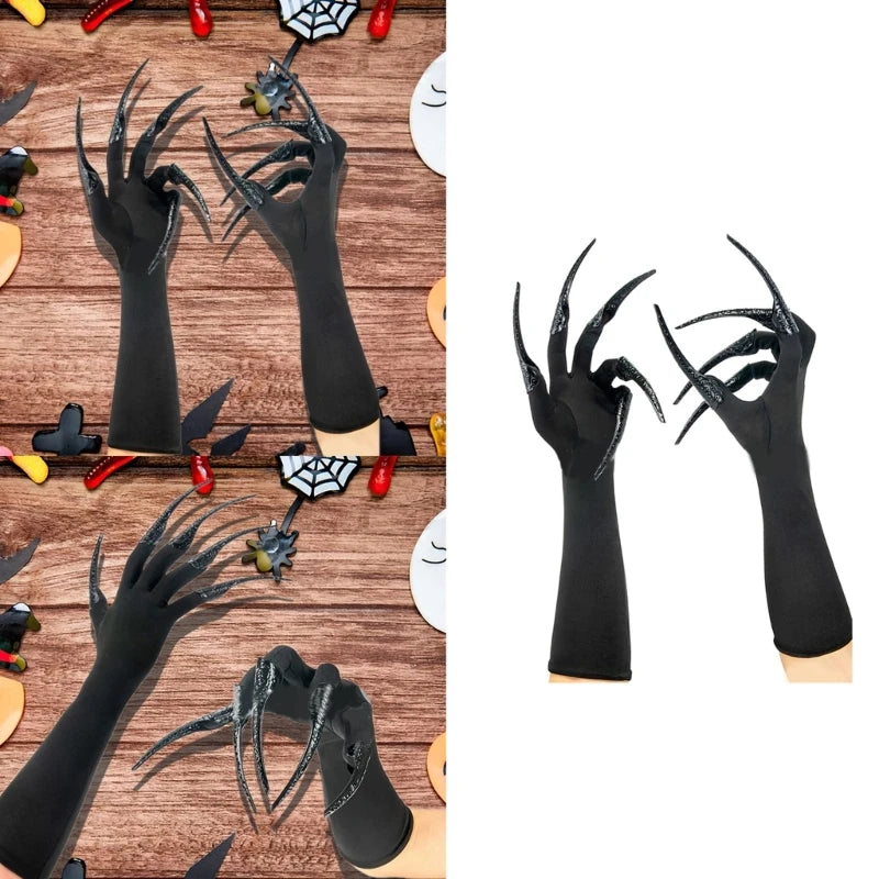 Halloween Long Nails Gloves