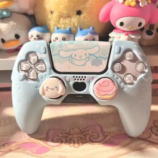 New Sanrio Cinnamoroll Kuromi Pochacco Cartoon Ps5 Ns Pro Kawaii Switch Pro Gamepad
