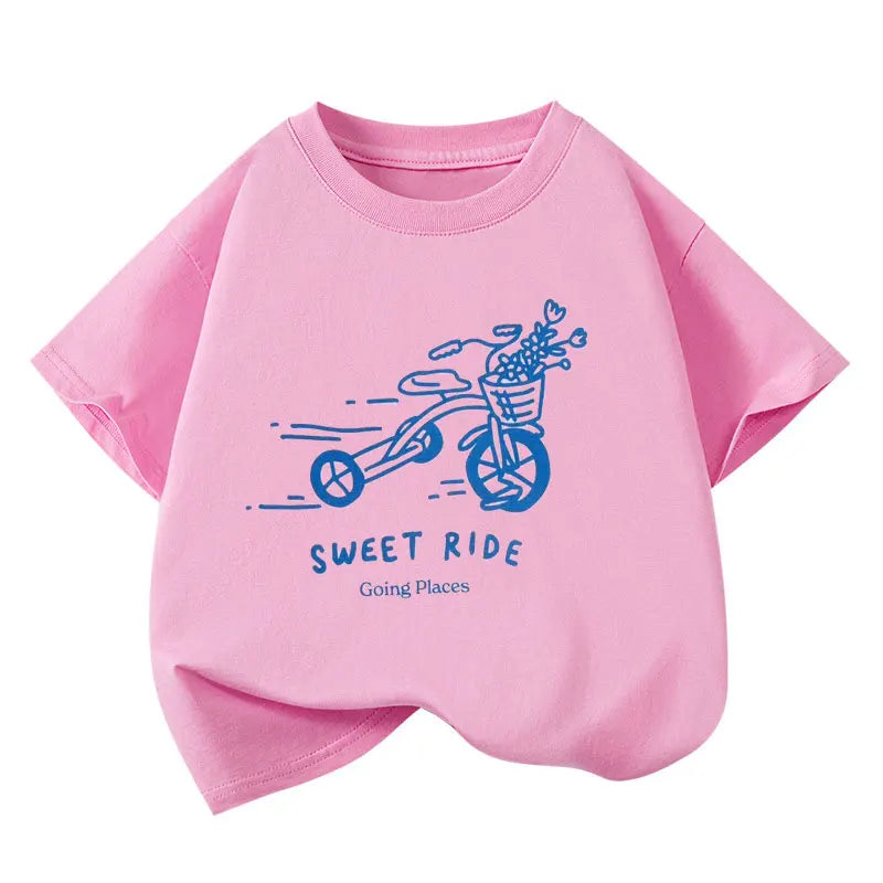 Kids Cartoon Print T-shirt