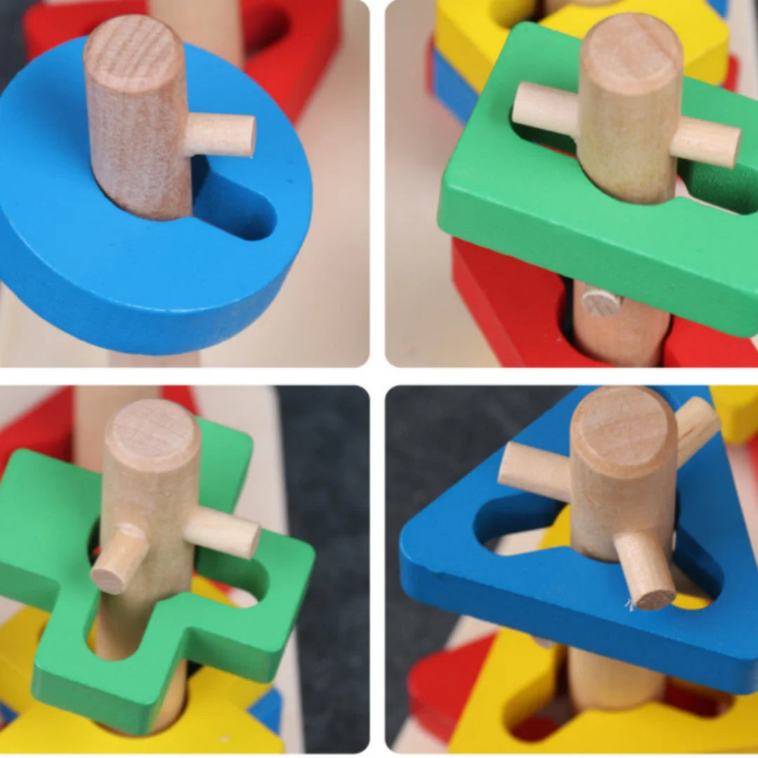 Wooden Toys for Kids Children's Montessori Early Education Toys Logical Training Toys