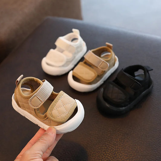 Baby Boy Sandals 2025 Summer Newborn First Walkers Beach Infant Shoes Fashion Design