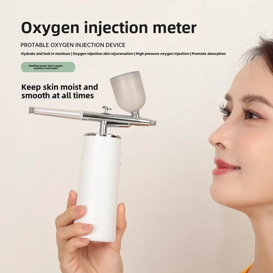 High-Pressure Oxygen Moisturizer, Handheld Spray Device, USB-C Rechargeable