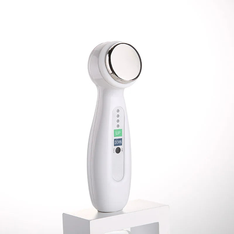 Skin Care Ultrasonic Vibrate Face Scrubber Massager Ultrasound Facial Pore Cleaner Body