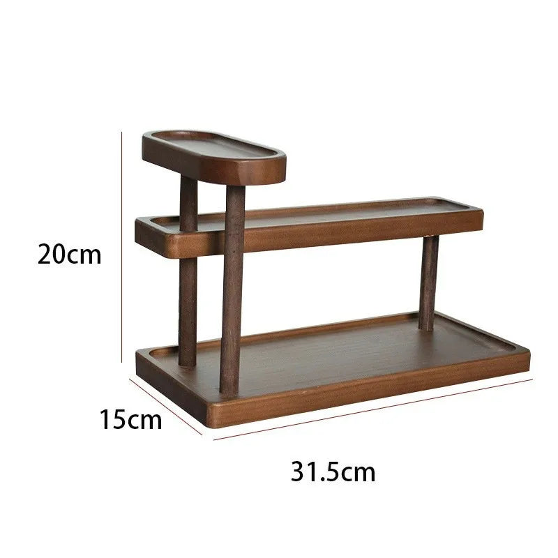 Wooden 3-Tier Storage Rack