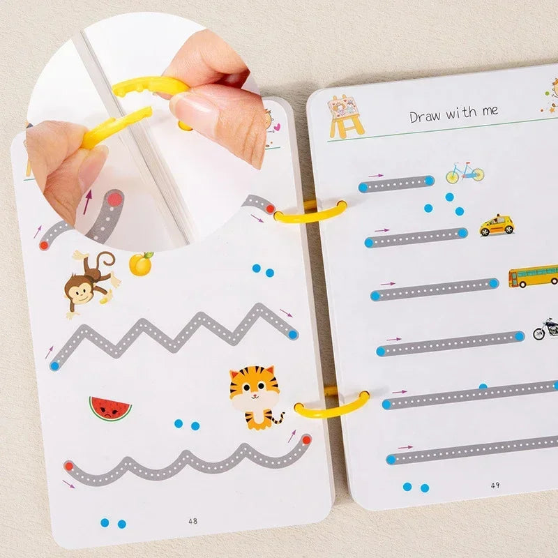 Magical Tracing Workbook Control Training Book Reusable Magic Practice Copybook