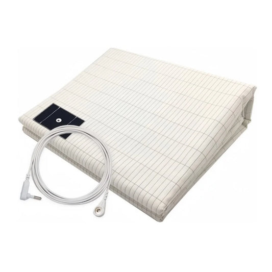 Grounding Sheets King Size - Organic Cotton and Silver Fiber, Grounding Fitted Sheet Wellness Sleep