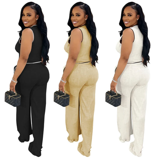 Women Elegant Pants Suit Set