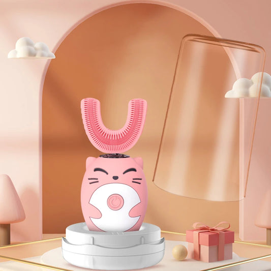 Sonic Electric Toothbrush Kids U-shaped Smart 360 Degrees Ultrasonic Tooth Brush Teeth Whitening