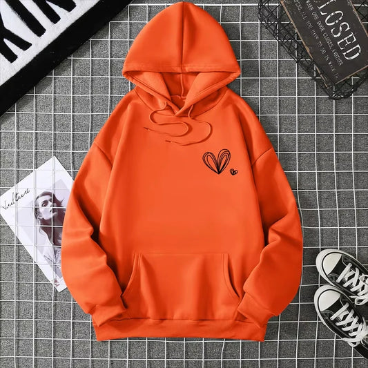 Women Graphic Love Hoodie