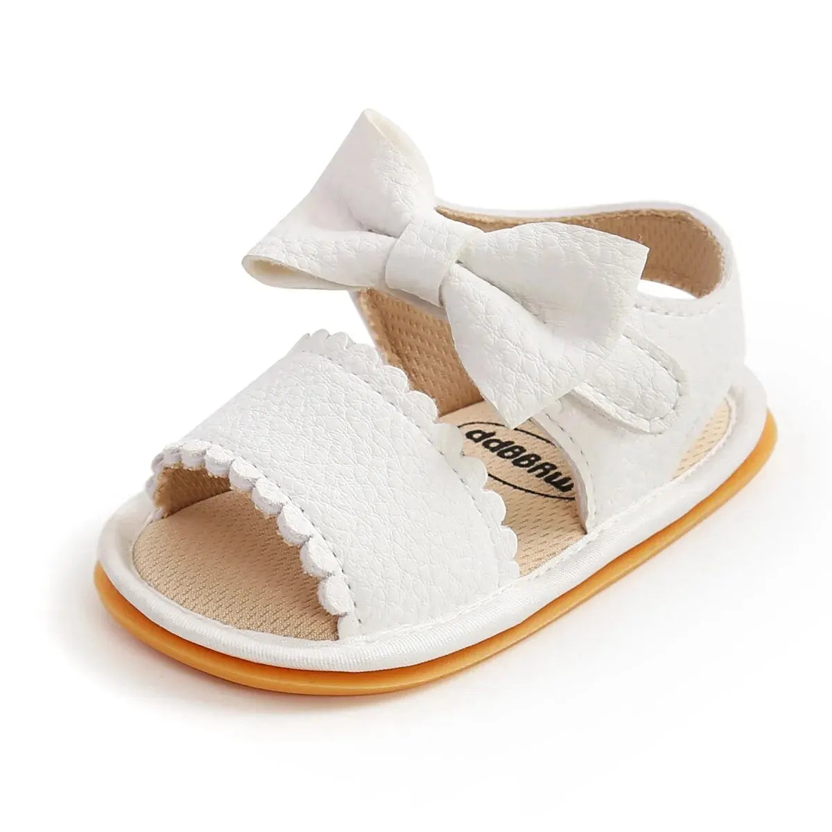 Meckior Summer Baby Shoes Toddler Flats Baby Sandals Soft Rubber Sole Anti-Slip
