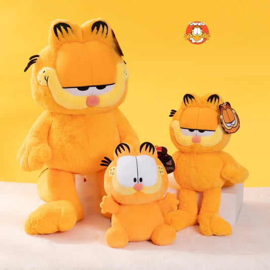 Original GARFIELD FAMILY Kawaii Soft Plush Toys Cute Cartoon Garfield Cat Odie Stuffed