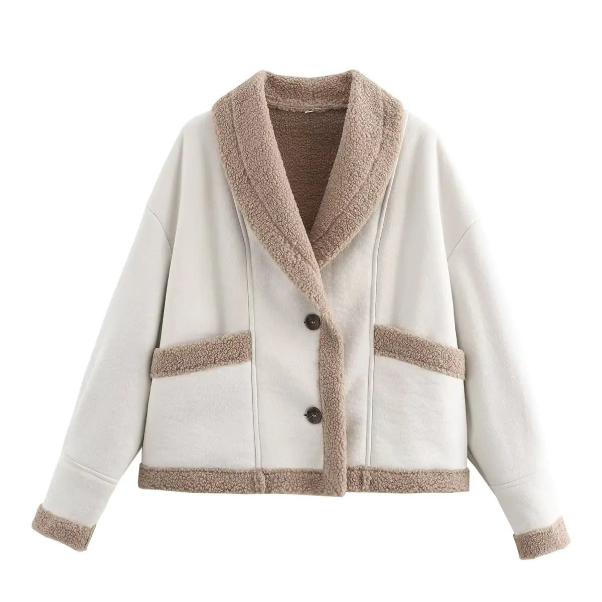 Women's Clothing 2024 Autumn and Winter New Fashion Casual Leather and Fur Lamb Wool