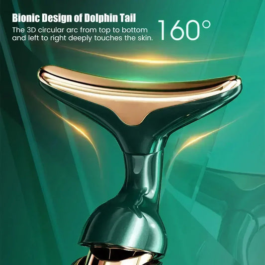 3 In 1 Facial Lifting Device Neck Facial Eye Massage Face Slimmer EMS Beauty Skin Tightening