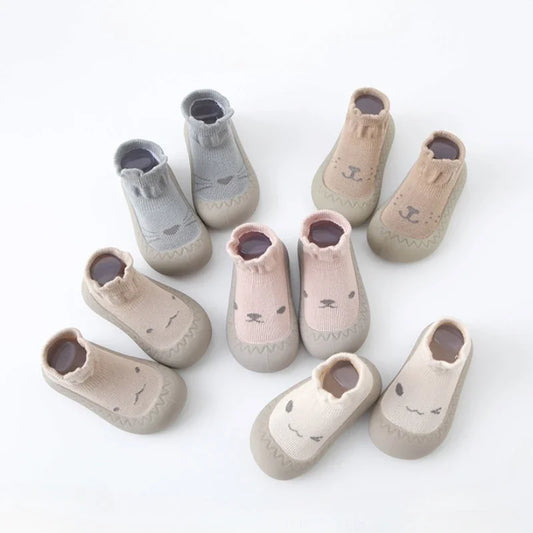 Baby Socks Shoes Infant Cute Cartoon Kids Boy Shoes Soft Rubber Sole Child Floor Sneaker