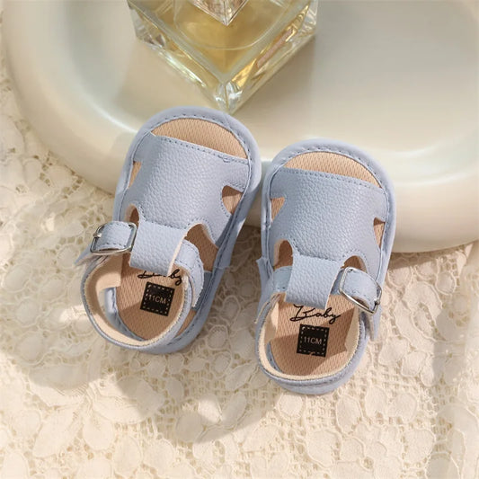2025 New Toddler First Walker Baby Crib Newborn Baby Summer Sandals Infant Boy Girl