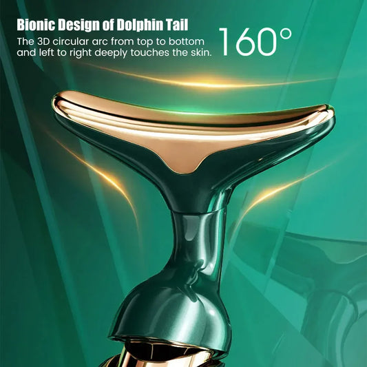 3 In 1 Facial Lifting Device Neck Facial Eye Massage Face Slimmer EMS Beauty Skin Tightening