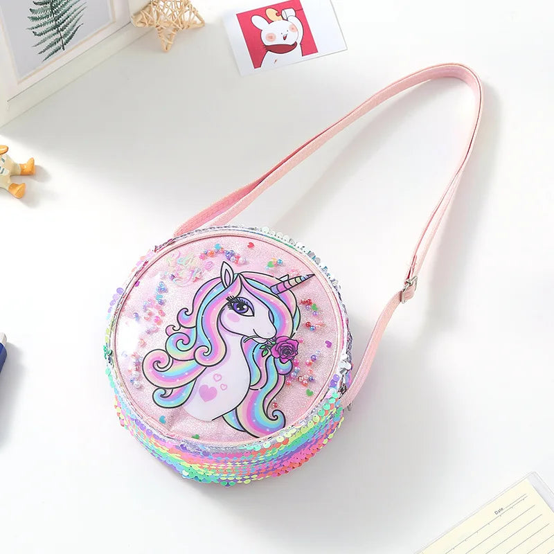 Kids Sequin Crossbody Bag