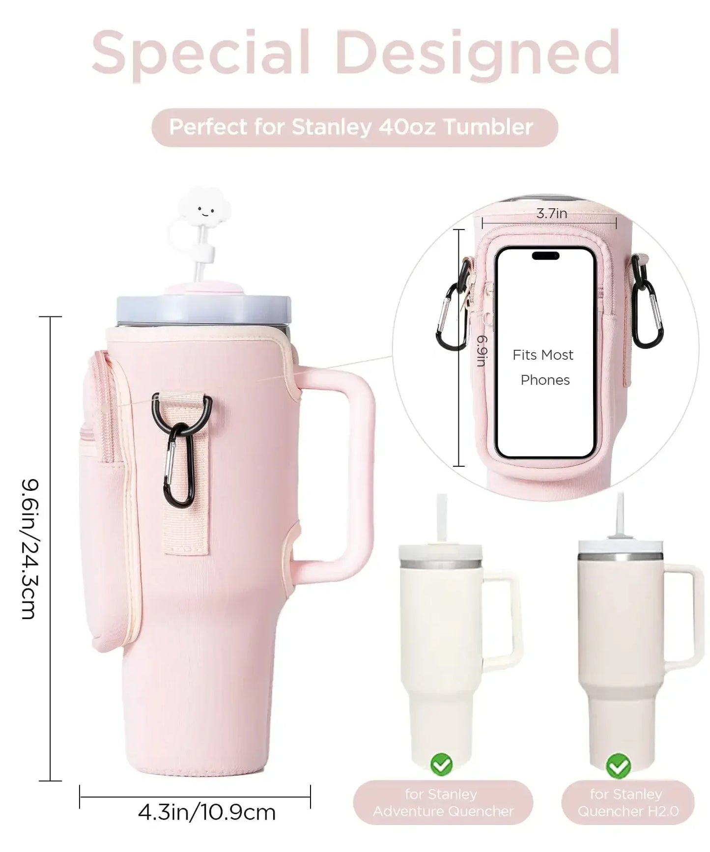 Stanley 40oz Water Bottle Carrier Bag