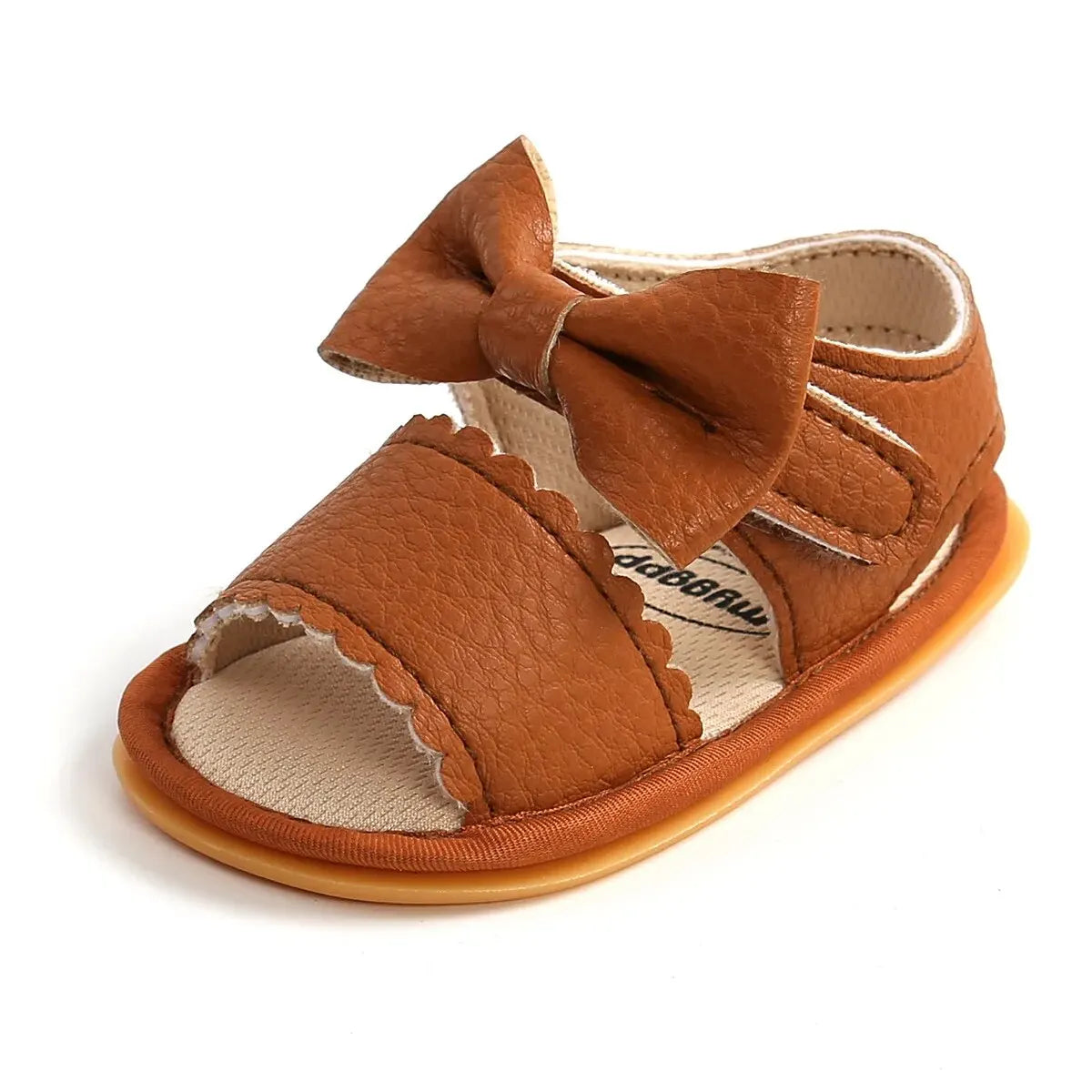 Meckior Summer Baby Shoes Toddler Flats Baby Sandals Soft Rubber Sole Anti-Slip