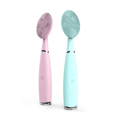 Facial Cleansing Brush Waterproof Silicone Cleansing Tool Portable Electric