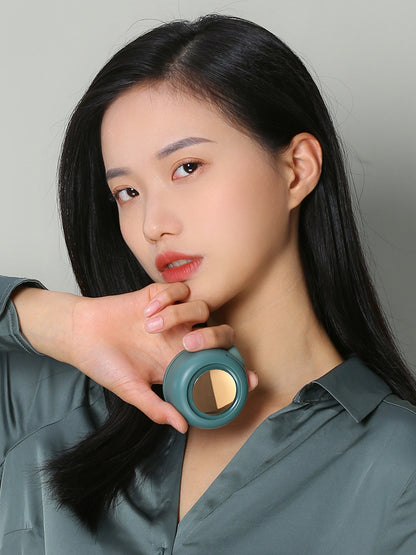 Mini Clip Fan Hanging Waist Neck Fan Girl Electric Air Cooling Fan 900mah USB