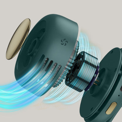 Mini Clip Fan Hanging Waist Neck Fan Girl Electric Air Cooling Fan 900mah USB