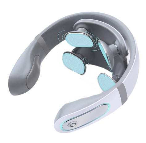 Wireless Electronic Neck Massager 4D Shiatsu Cervical Massager