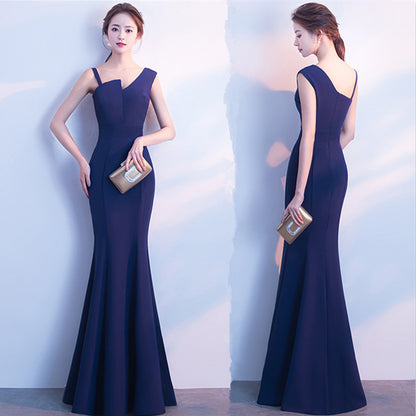 Fishtail A-line dress