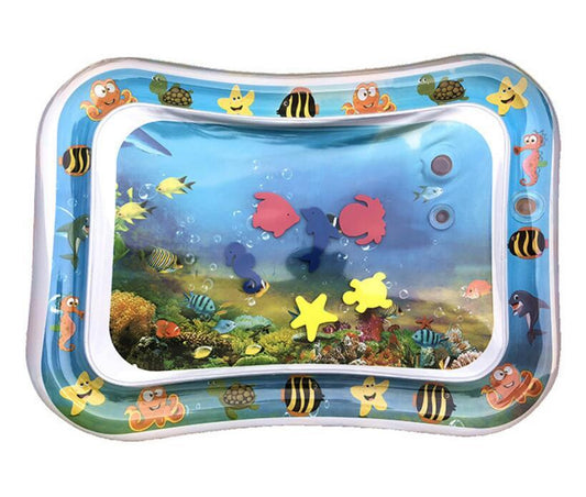 Baby Inflatable Water Mat, Infants Summer Beach Water Mat Patted Pad Water Cushion