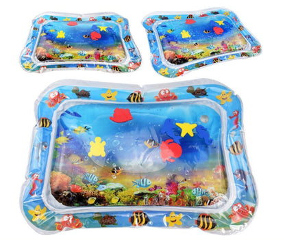 Baby Inflatable Water Mat, Infants Summer Beach Water Mat Patted Pad Water Cushion
