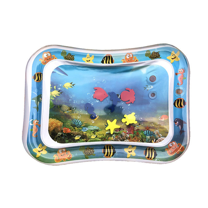 Baby Inflatable Water Mat, Infants Summer Beach Water Mat Patted Pad Water Cushion