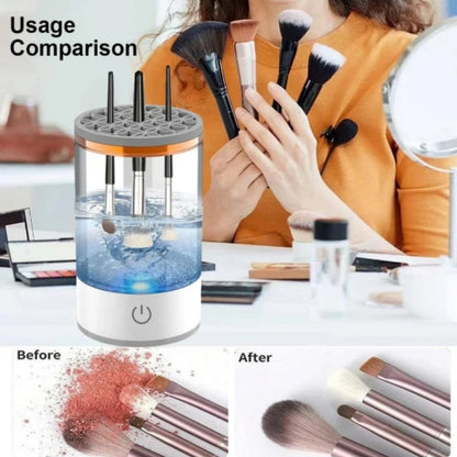 Makeup Brush Cleaner Automatic Rotating Makeup Brush Cleaner USB Portable