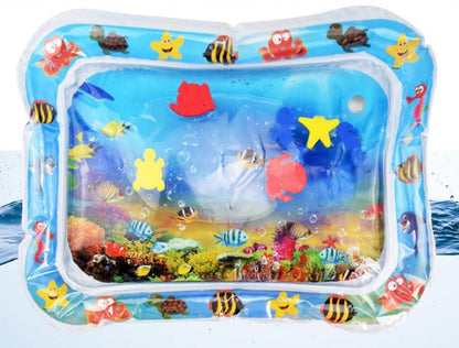 Baby Inflatable Water Mat, Infants Summer Beach Water Mat Patted Pad Water Cushion