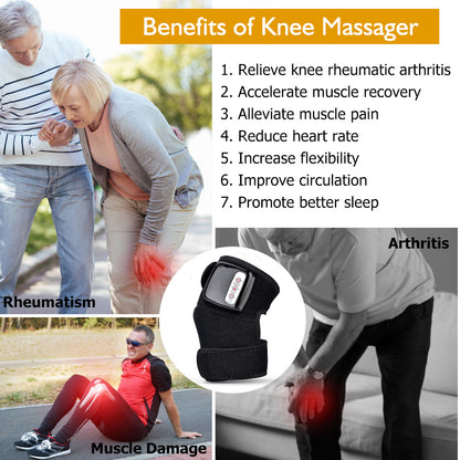 Electric Infrared Heating Knee Massager Wrap Elbow Joint Support Vibration Therapy Physiotherapy