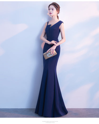 Fishtail A-line dress