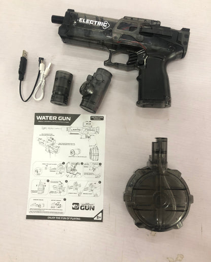 Fire Rat Electric Water Pistol Cool Light Full Automatic Water Spray Gun Summer Toy Sports