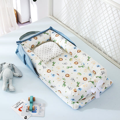 Baby Removable And Washable Bed Crib Portable Crib