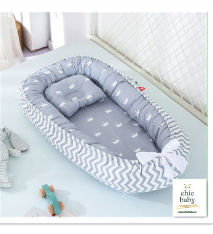 Baby Removable And Washable Bed Crib Portable Crib