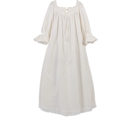 Retro  Nightdress Princess Style Lace Home Clothes Cute Women