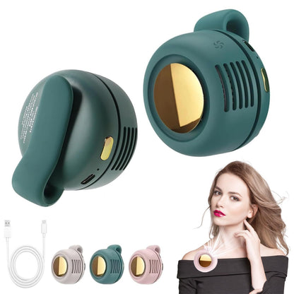 Mini Clip Fan Hanging Waist Neck Fan Girl Electric Air Cooling Fan 900mah USB