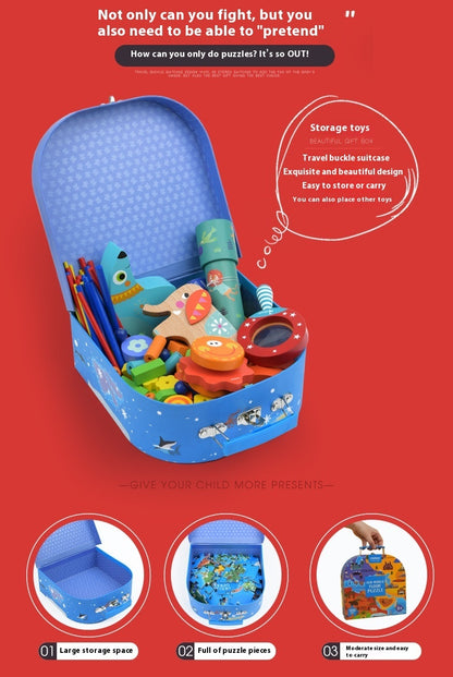 Plane Animal Puzzle Children's Puzzle Paper Toys One Piece