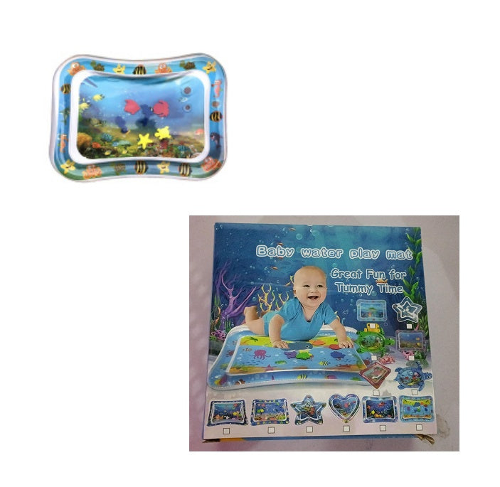 Baby Inflatable Water Mat, Infants Summer Beach Water Mat Patted Pad Water Cushion
