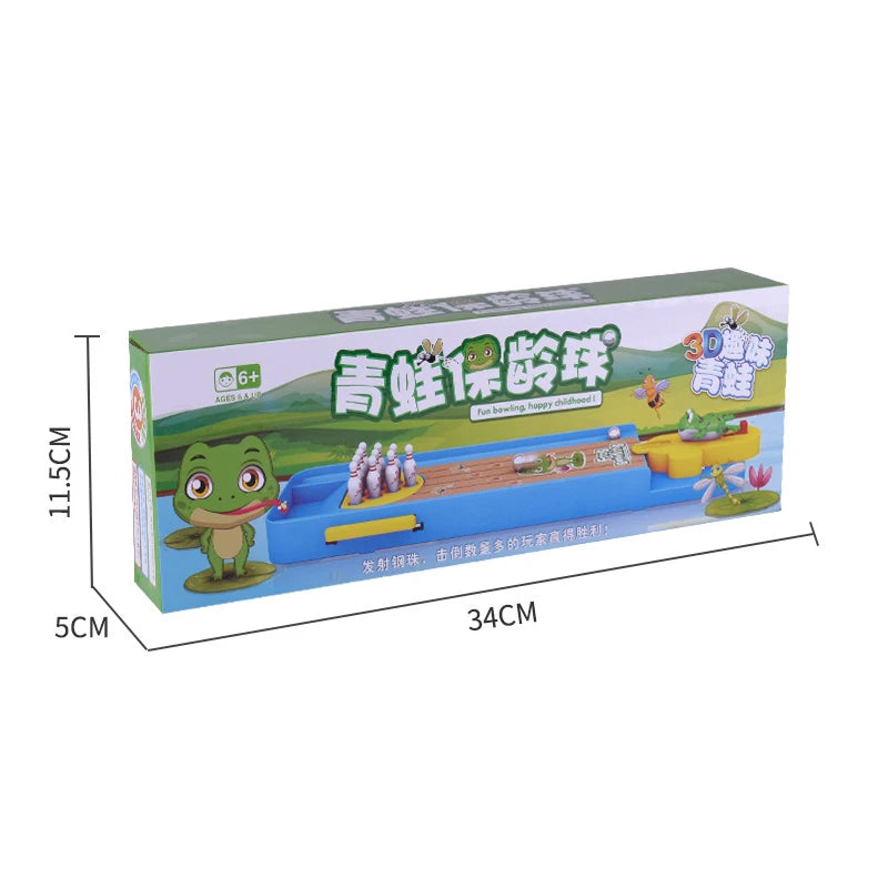 Mini Desktop Bowling Game Toy Funny Indoor Parent-Child Interactive Table Sports Game