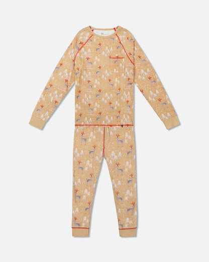 Adult Men Two Piece Family Christmas Pajama Set-0