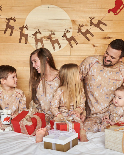 Adult Men Two Piece Family Christmas Pajama Set-1