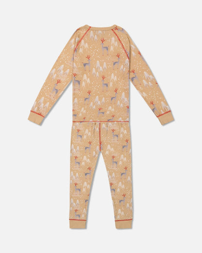 Adult Men Two Piece Family Christmas Pajama Set-2