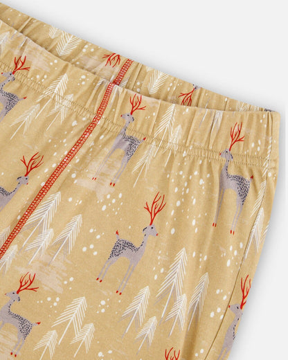 Adult Men Two Piece Family Christmas Pajama Set-4